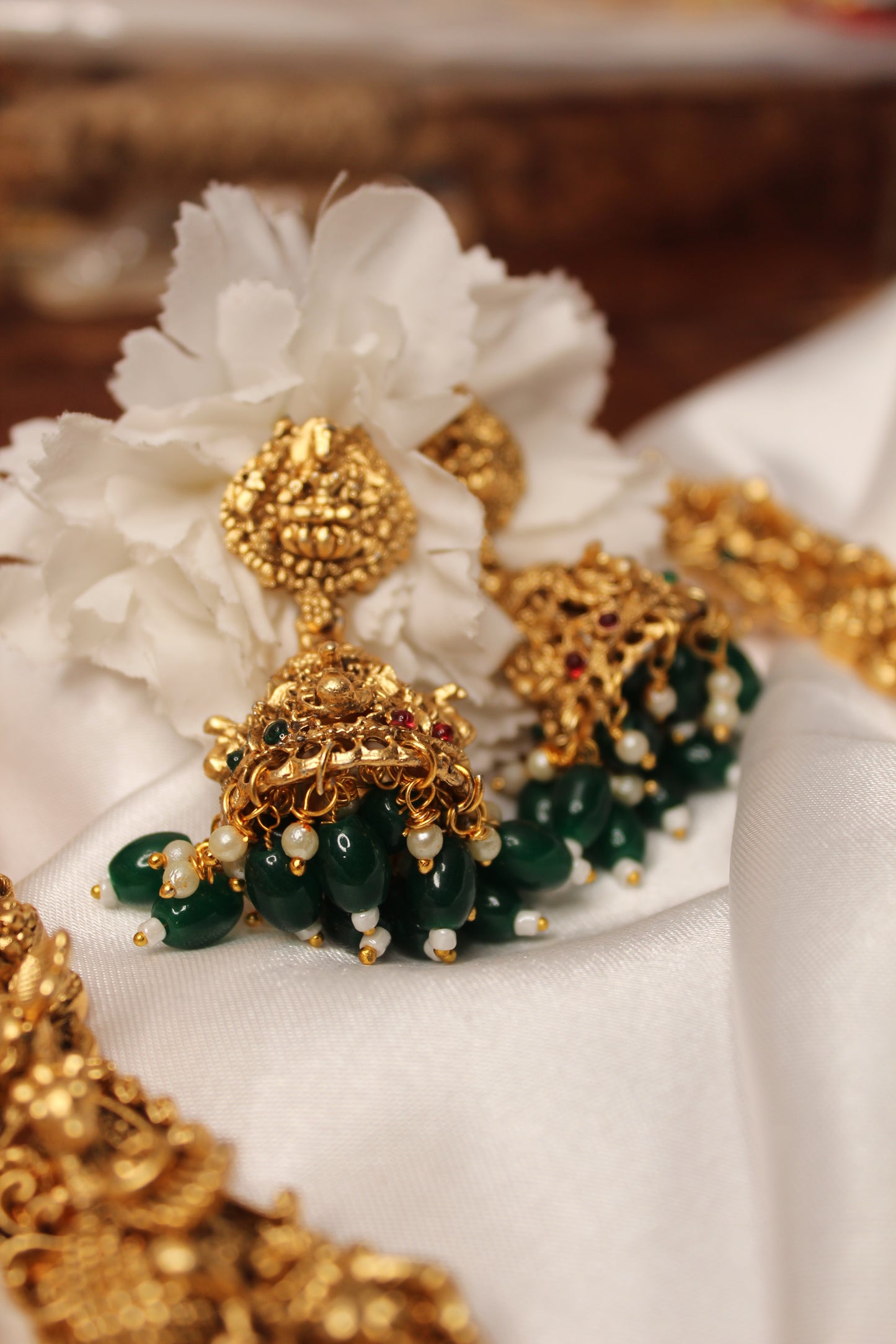 Jeyalakshmi Temple Necklace Set