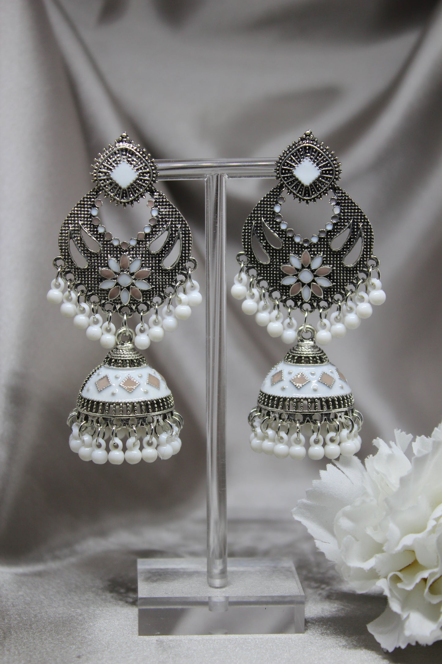 Flower bell Jhumkas