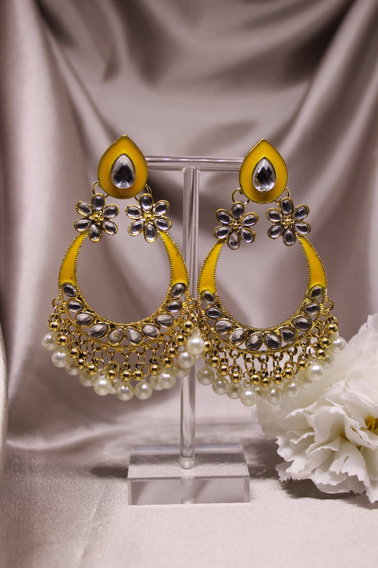 Sunlit Pearl Dangler earrings