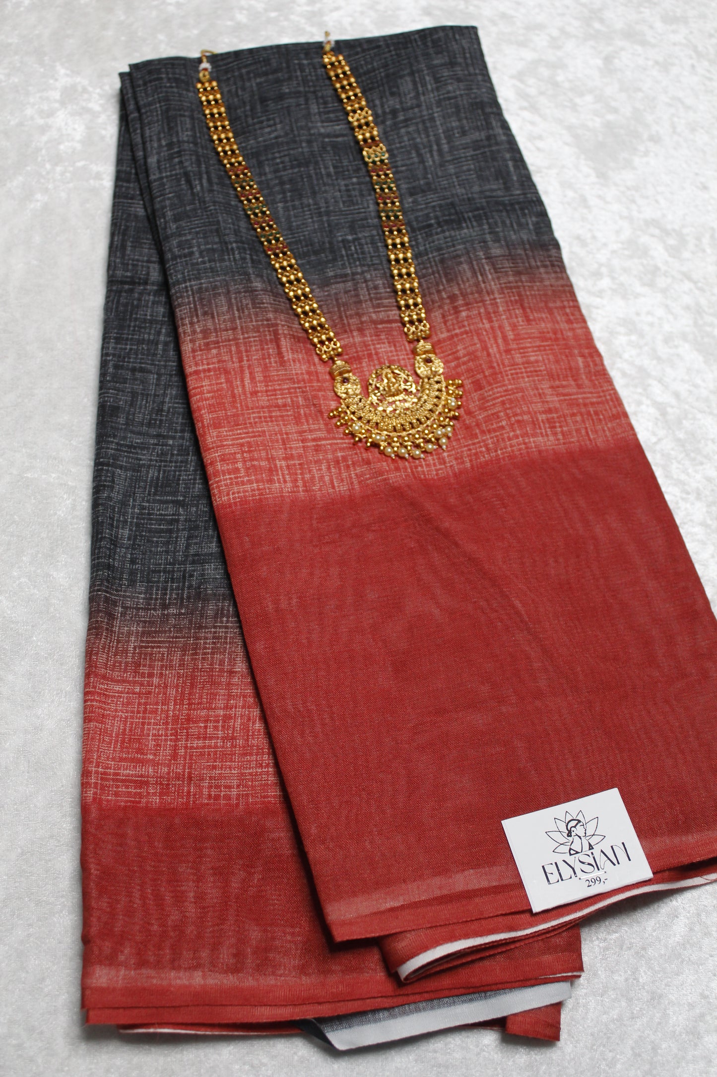 Ombre Linen Saree