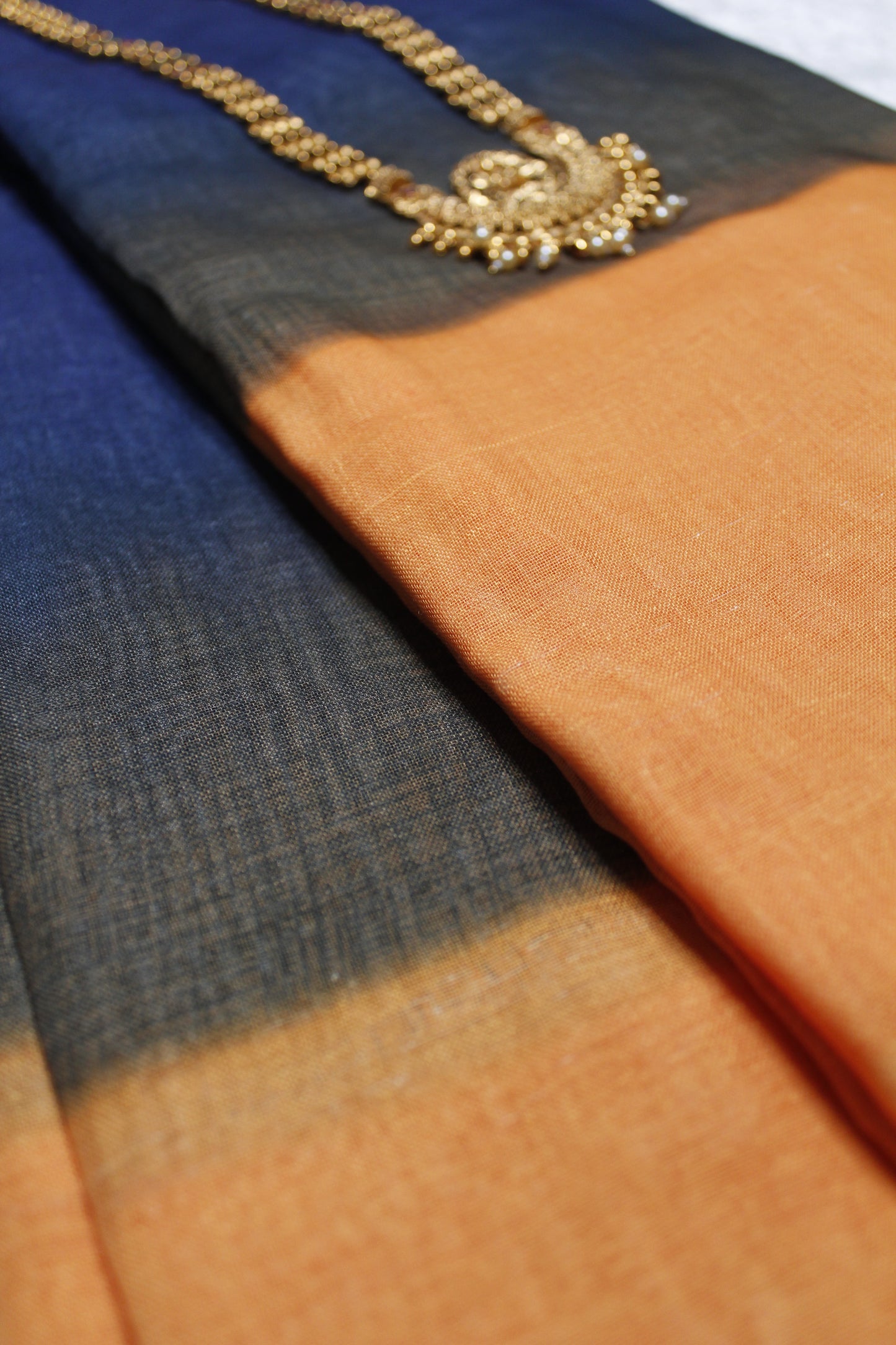 Ombre Linen Saree