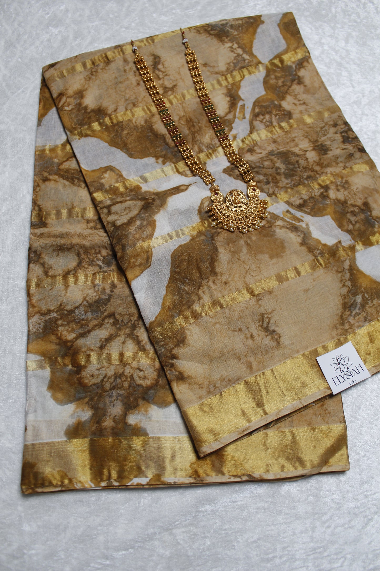 Marble Cotton Saree