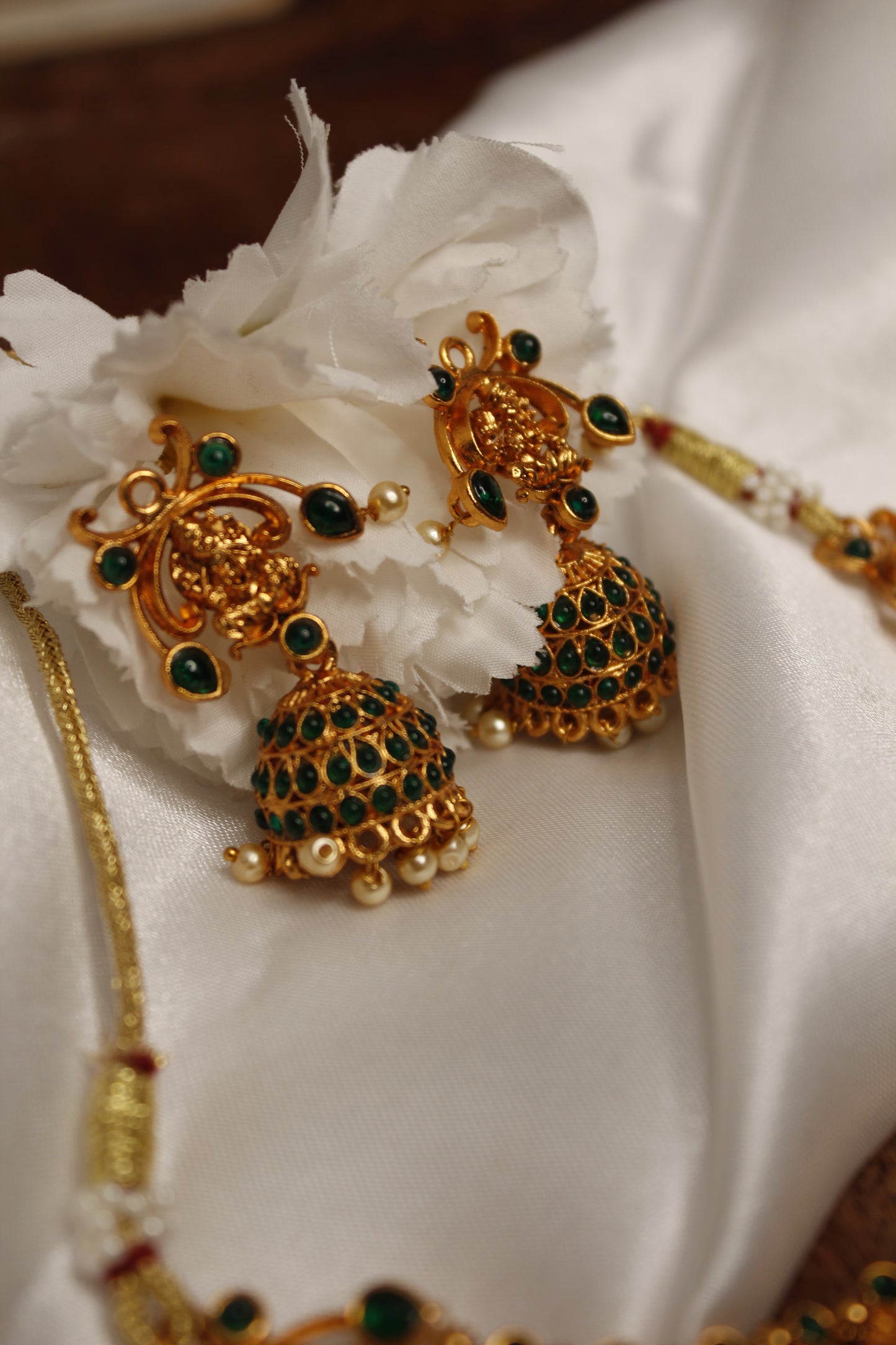 Divya Necklace Set - Green