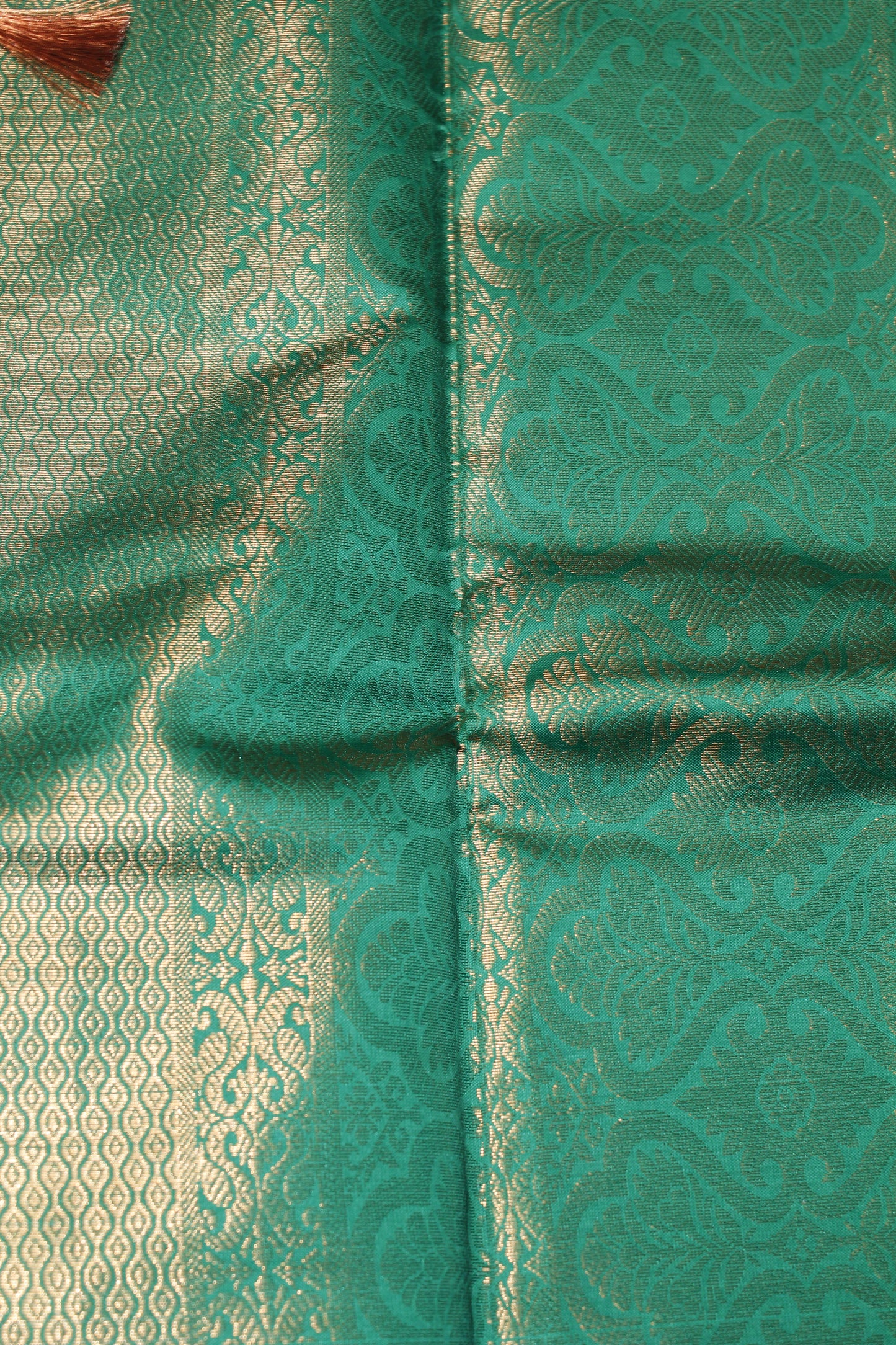 Copper Zari Silk Saree