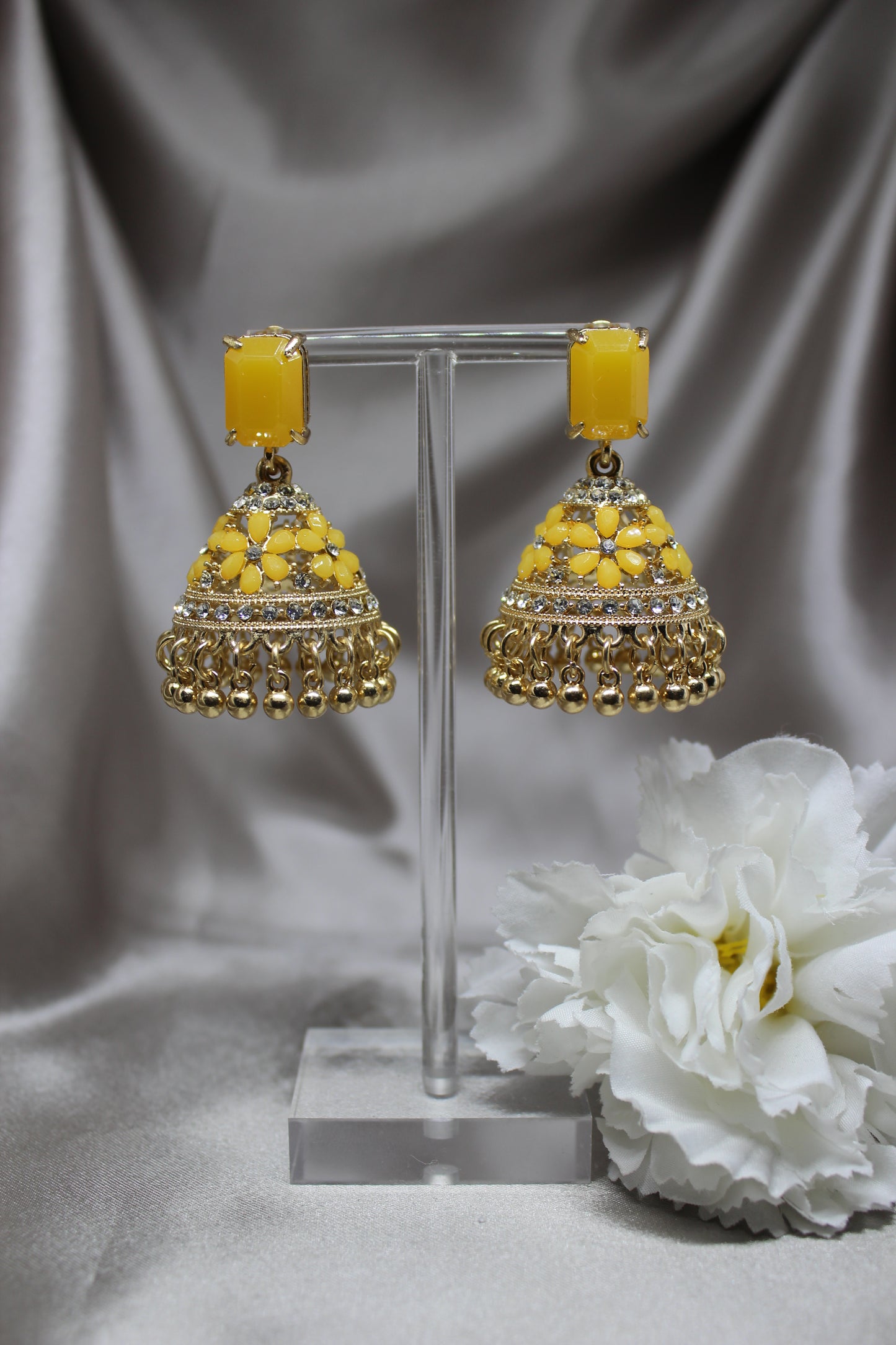 Floral Blush Jhumkas