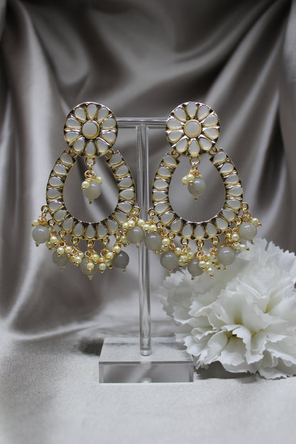 Pearl Blossom Dangler Earrings