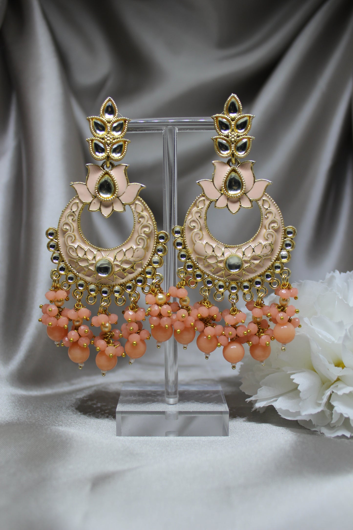 Divine Lotus Dangler Earrings