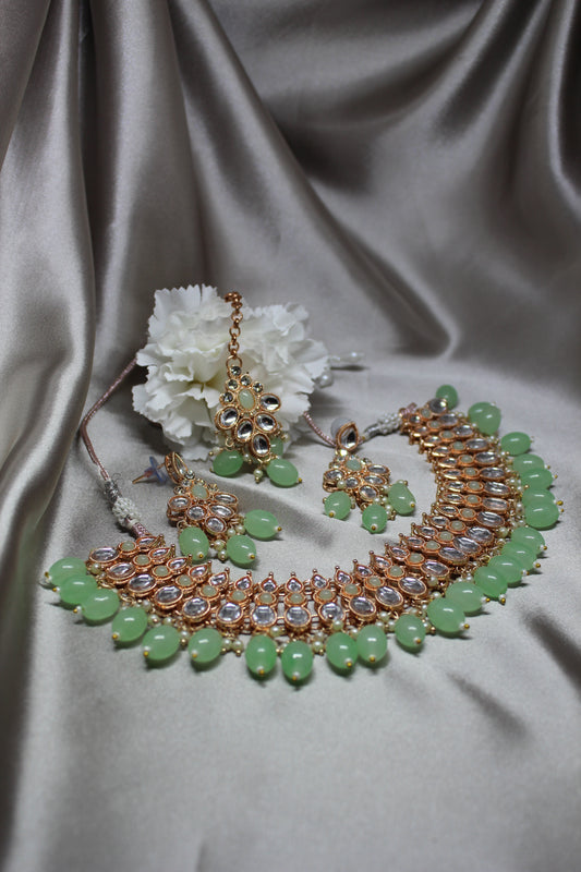 Regal Aura Kundan Necklace set