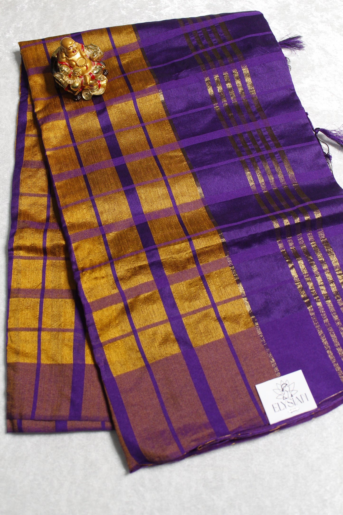 Checked Fancy Cotton Saree