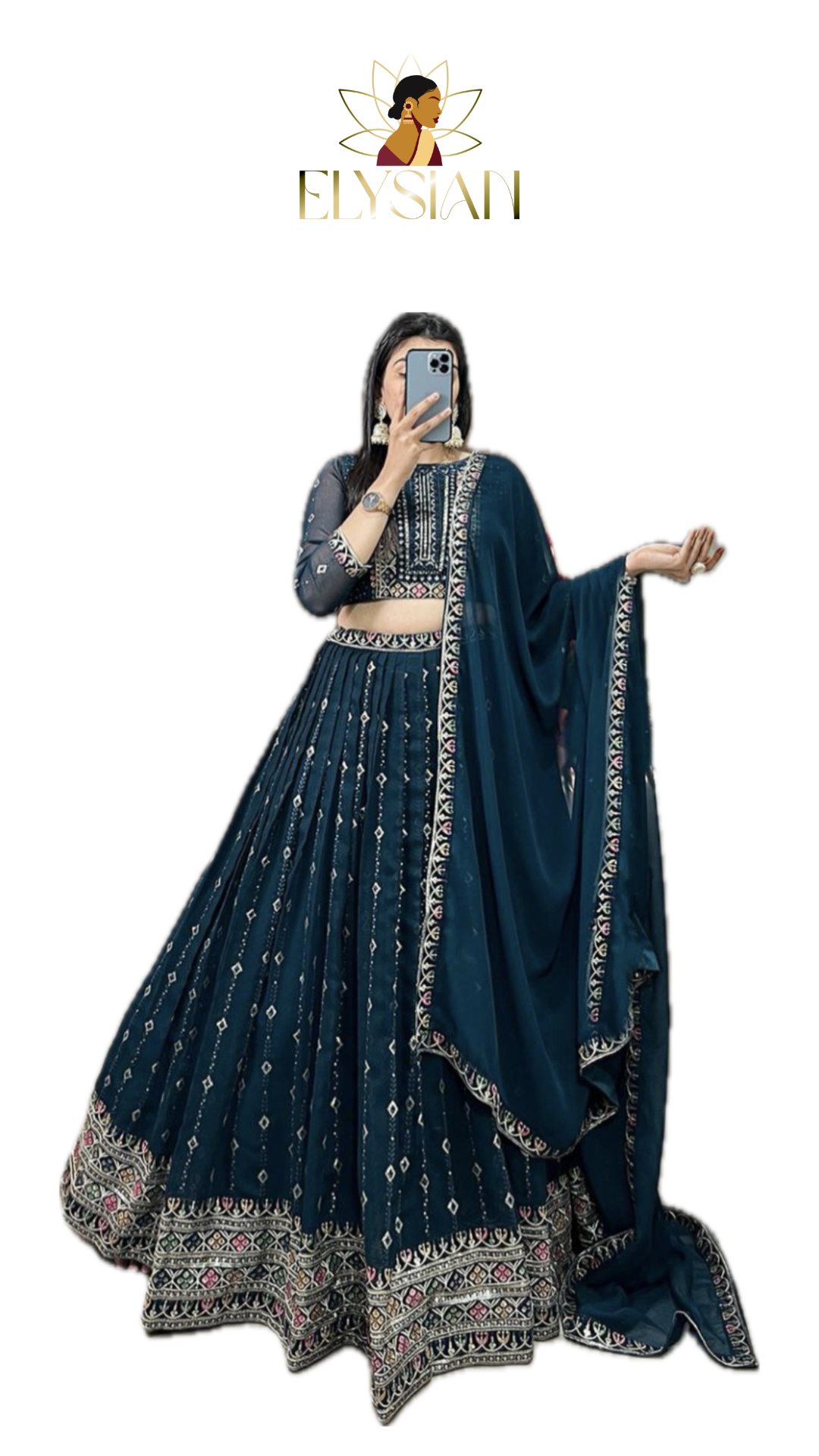 Royal Azure Lehenga