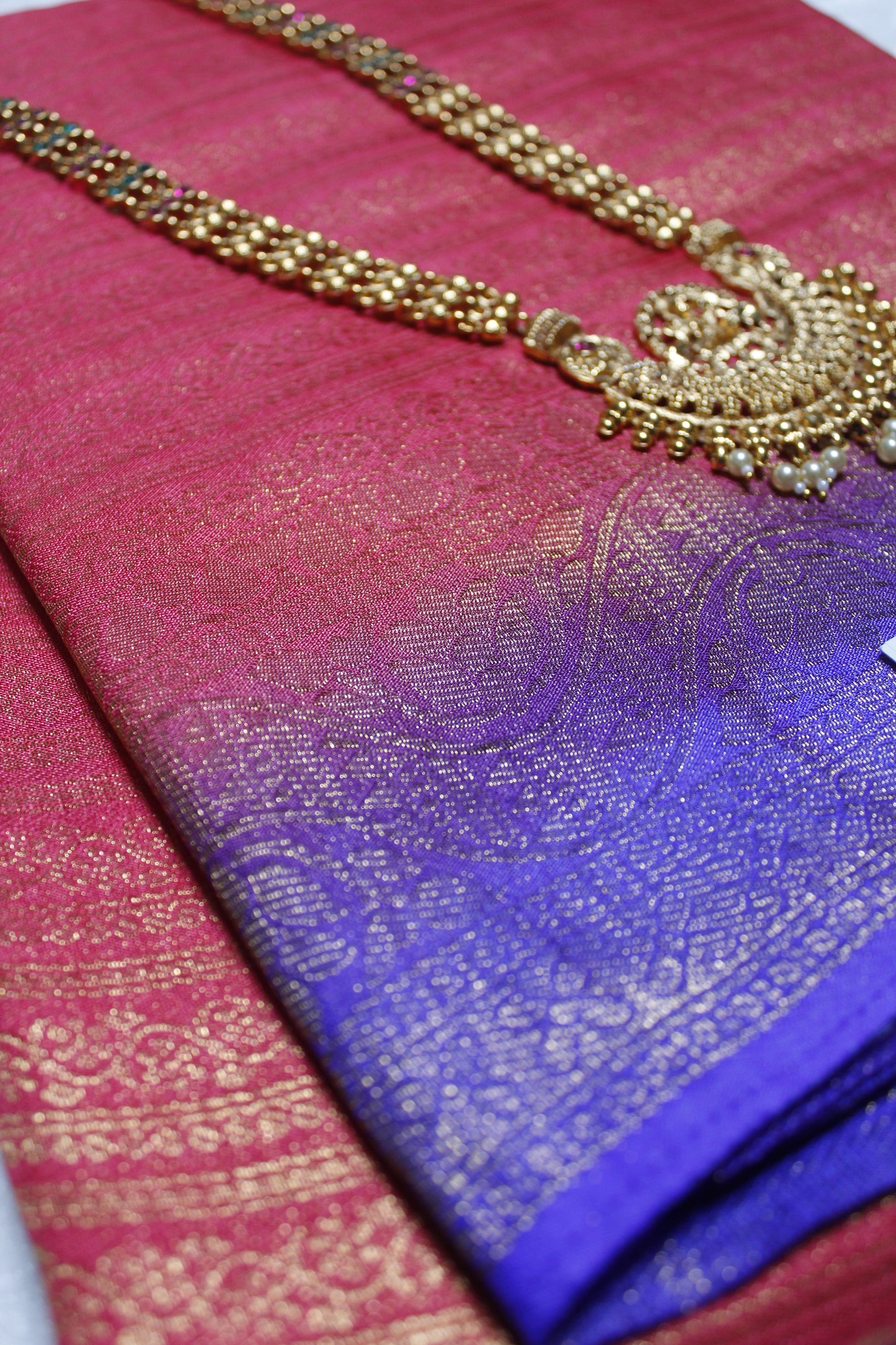 Gold Thread Kubera Pattu Premium Soft Silk Saree