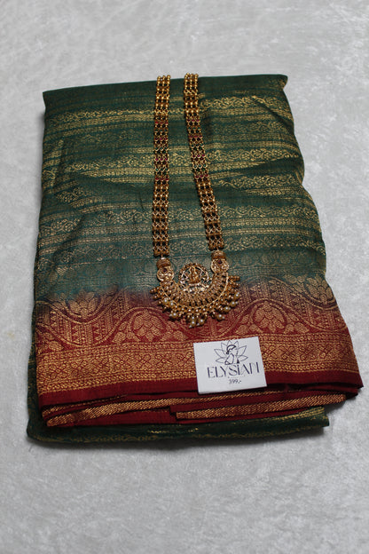 Gold Thread Kubera Pattu Premium Soft Silk Saree