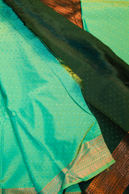 Green Semi Silk Saree